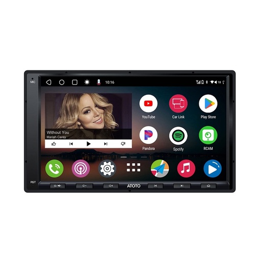 [ATO B09PD79ZB9] Autoradio tactile QLED 2 DIN 7 pouces Android A6PF - ATOTO