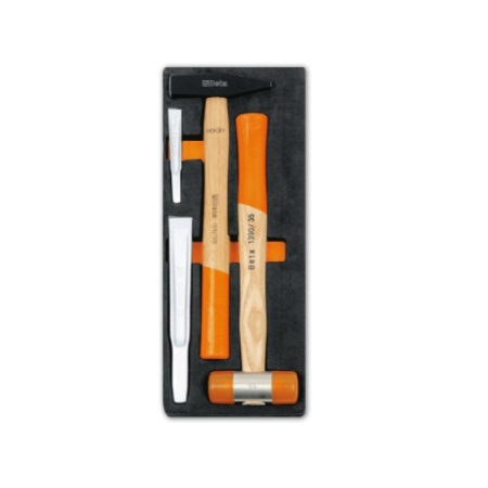 [BET 024500234] Plateau souple avec marteaux et burins M234 - BETA TOOLS