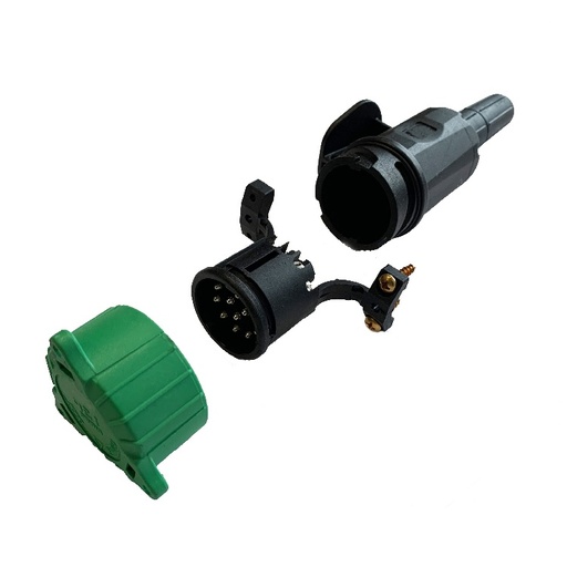 [ROB CPC13F2] Fiche 13 pôles 12V, pour remorque - ROBERT LYE