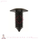 Black universal plastic clip 7.5 x 19 x 21 mm - FORCH