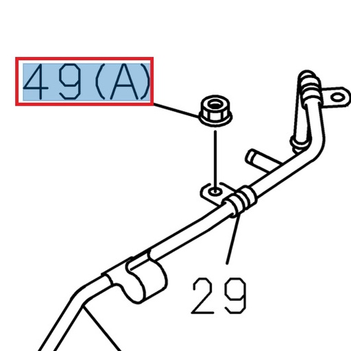 [ISU 0911802060] Écrou M6 - ISUZU PARTS