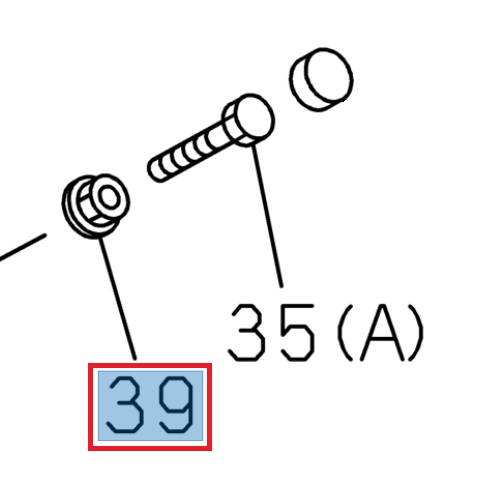 [ISU 8942790600] Écrou à bride M8 - ISUZU PARTS