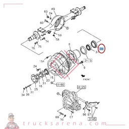 [ISU 8943363141] Joint spi arriere - ISUZU PARTS