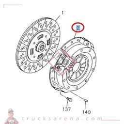 [ISU 8970317581] Kit d'embrayage NPR65 - ISUZU PARTS