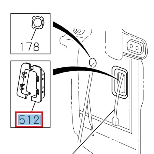 [ISU 8970729500] Dispositif de protection, faisceau - ISUZU PARTS