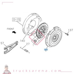 [ISU 8971092460] Mecanisme embrayage npr 55 - ISUZU PARTS