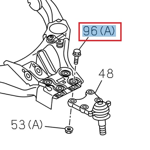 [ISU 8972456390] Vis hexagonale M12 x 37 - ISUZU PARTS