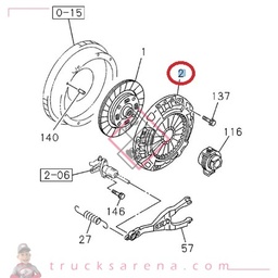 [ISU 8972596930] Mecanisme embrayage - ISUZU PARTS