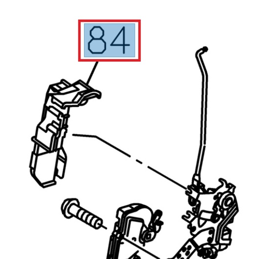 [ISU 8973510790] Cache pour verrou portière gauche - ISUZU PARTS