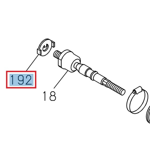 [ISU 8973571960] Rondelle de blocage - ISUZU PARTS