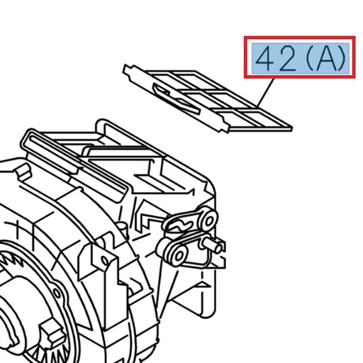 [ISU 8973870961] Filtre de ventilation - ISUZU PARTS