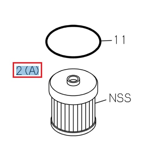 [ISU 8975425400] Cartouche de filtre à carburant - ISUZU PARTS