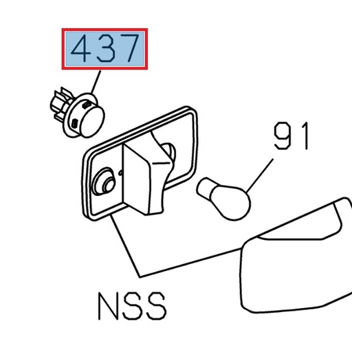 [ISU 8980513900] Douille d'ampoule, clignotant - ISUZU PARTS
