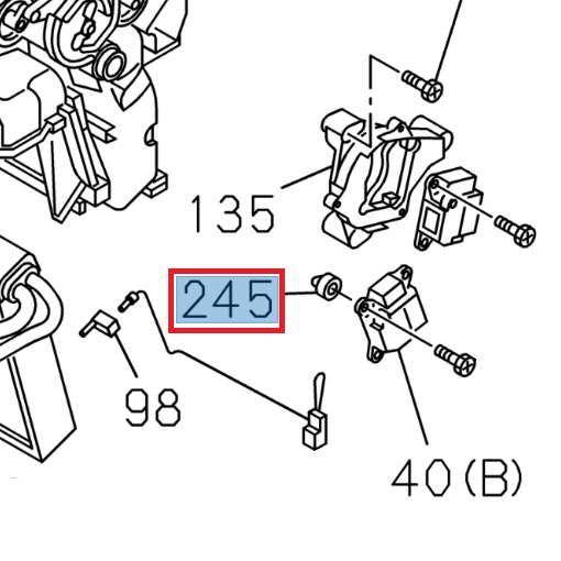 [ISU 8981393900] Adaptateur pour boîtier de chauffage - ISUZU PARTS