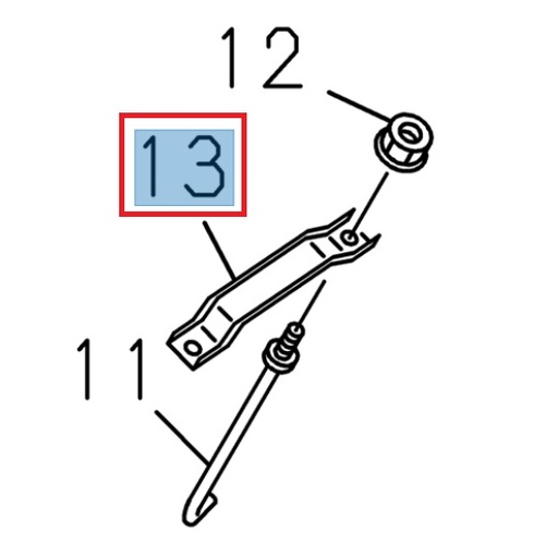 [ISU 8981567470] Patte de fixation - ISUZU PARTS