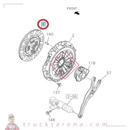 [ISU 8983476230] Disque embrayage - ISUZU PARTS
