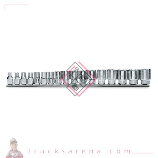 [BET 009100130] Jeu de 17 douilles 12 pans 3/8" 910B/SB17 - BETA TOOLS