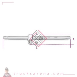 [BET 009100854] Poignée coulissante carré mâle 3/8' 910/42 - BETA TOOLS