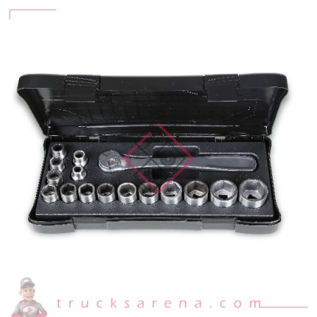 [BET 009203916] Assortiment douilles et cliquet en acier inoxydable 920INOX/C16 - BETA TOOLS