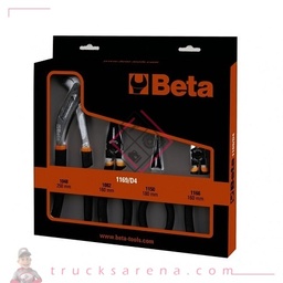 [BET 011690004] Jeu de pinces multiprice, coupante et universelles 1169/D4 - BETA TOOLS