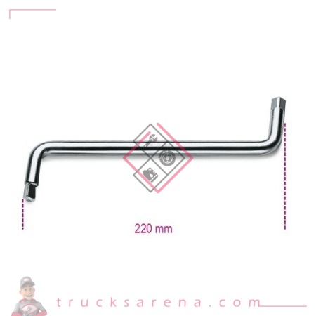 [BET 014960010] Clé de vidange carré 8 et 10 mm 1496/C - BETA TOOLS