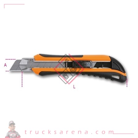 [BET 017710050] Cutter à lame sécable 18 mm et 6 lames 1771BM - BETA TOOLS