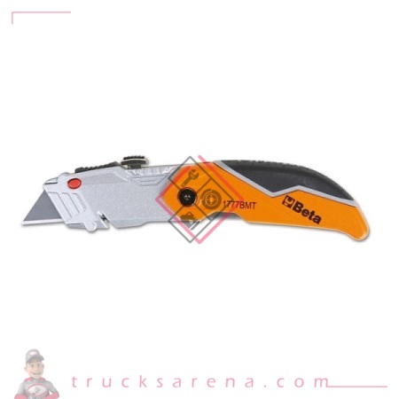 [BET 017770050] Cutter à lame trapézoidale et cran d'arret 1777BMT - BETA TOOLS