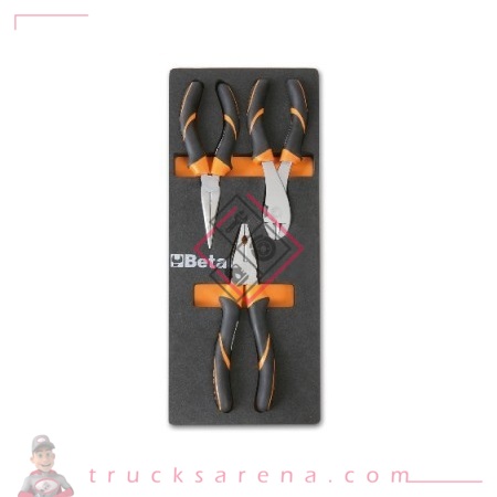 [BET 024500131] Composition pinces et coupe plateau mousse 3 pièces M131 - BETA TOOLS