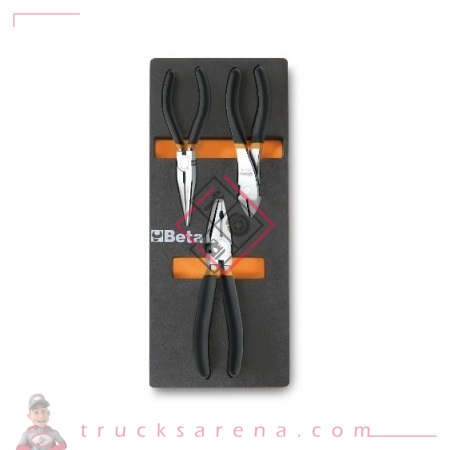[BET 024500132] Composition pinces et coupe plateau mousse 3 pièces M132 - BETA TOOLS