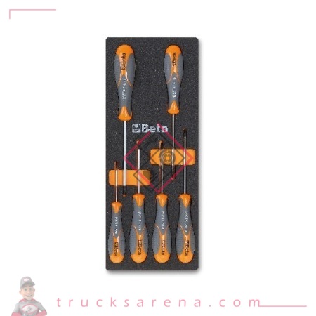 [BET 024500174] Composition tournevis Torx plateau mousse 6 pièces M174 - BETA TOOLS