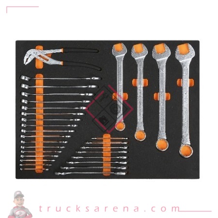 [BET 024504211] Composition outils de serrage plateau mousse 30 pièces MB11 - BETA TOOLS