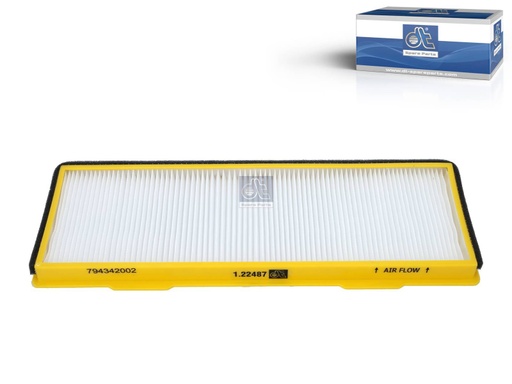[DTS 1.22487] Filtre à air d'habitacle SCANIA - DT SPARE PARTS