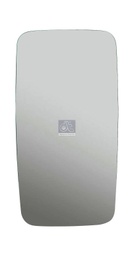 [DTS 2.73065] Glace de rétroviseur, rétroviseur principal, chauffant - DT SPARE PARTS