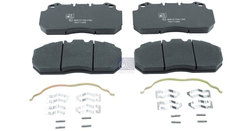 [DTS 2.94098] Kit de garnitures de disque de frein - DT SPARE PARTS