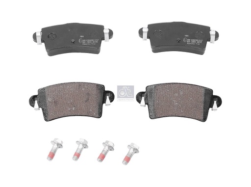 [DTS 6.95118] Kit de garnitures de disque de frein - DT SPARE PARTS