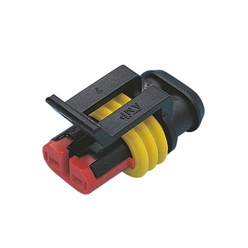 [SOD 17319] Connecteur étanche femelle, 1,5 mm², 2 voies  - SODISE