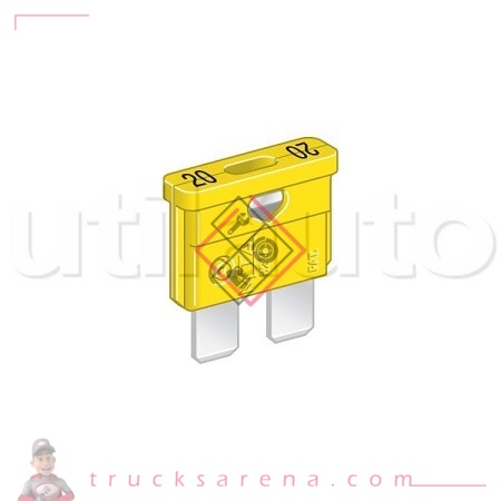 [ROB 060045] Fusible universel SAE J1284 20A - ROBERT LYE