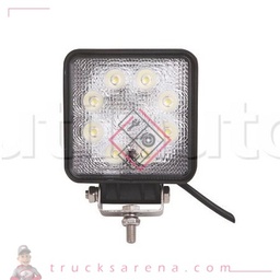 [ROB 399046] Phare de travail carré 8 LEDS - 10 / 30V - ROBERT LYE