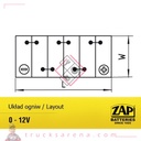 Batterie 12V VL 50AH / 420A - ZAP BATTERIE