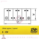 Batterie 12V VL 62AH / 480A  - ZAP BATTERIE