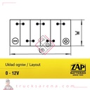 Batterie 12V VL 85AH / 700A - ZAP BATTERIE