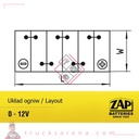 Batterie 12V VL PLUS 72AH / 640A B13  - ZAP BATTERIE