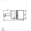 Douille 1/4 TX 20 L32mm - FORCH