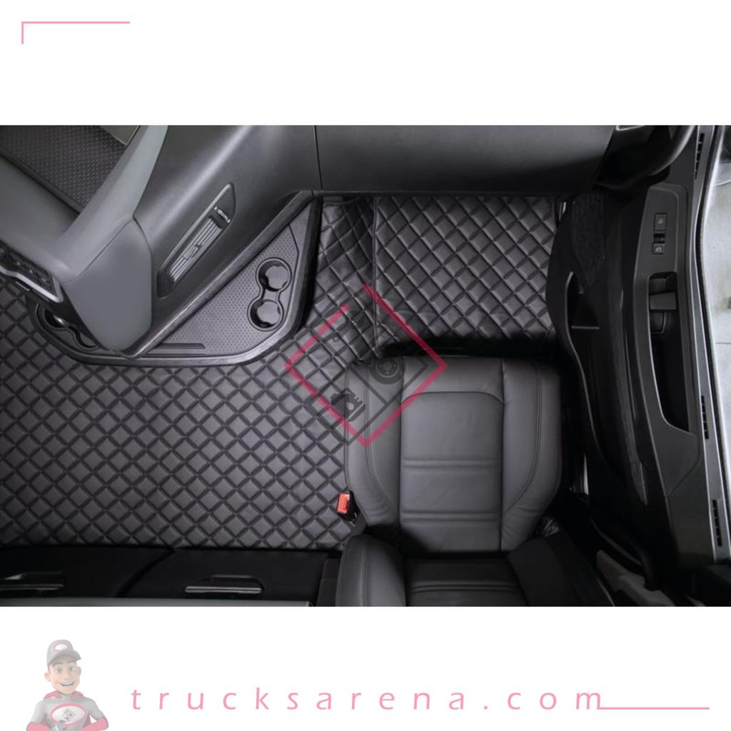 2 tapis en Skeentex - Noir - compatible pour Iveco S-Way (10/19>)