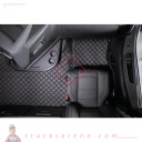 2 tapis en Skeentex - Noir - compatible pour Iveco S-Way (10/19>)