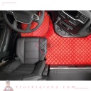2 tapis en Skeentex - Rouge - compatible pour Iveco S-Way (10/19>)