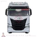 Italian Wave, bande pare-soleil en polyester pour camion