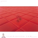 2 tapis en Skeentex - Rouge - compatible pour Daf XF 105 (02/04>12/14) automatic, manual, with Webasto, without Webasto