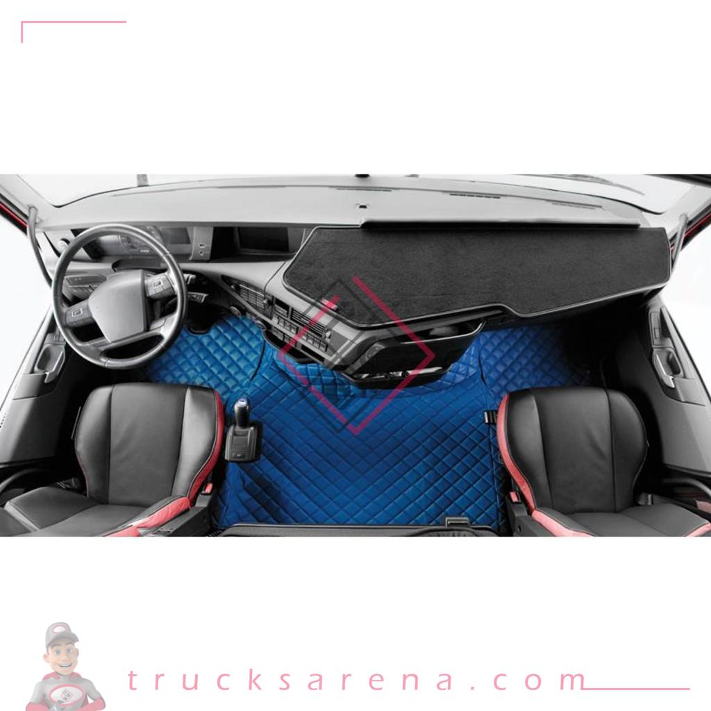 2 tapis en Skeentex - Bleu - compatible pour Volvo FH Serie 4 (01/21>) automatic, manual - Volvo FH Serie 4 (09/12>12/20) automatic, manual