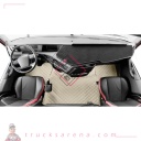 2 tapis en Skeentex - Crème - compatible pour Volvo FH Serie 4 (01/21>) automatic, manual - Volvo FH Serie 4 (09/12>12/20) automatic, manual